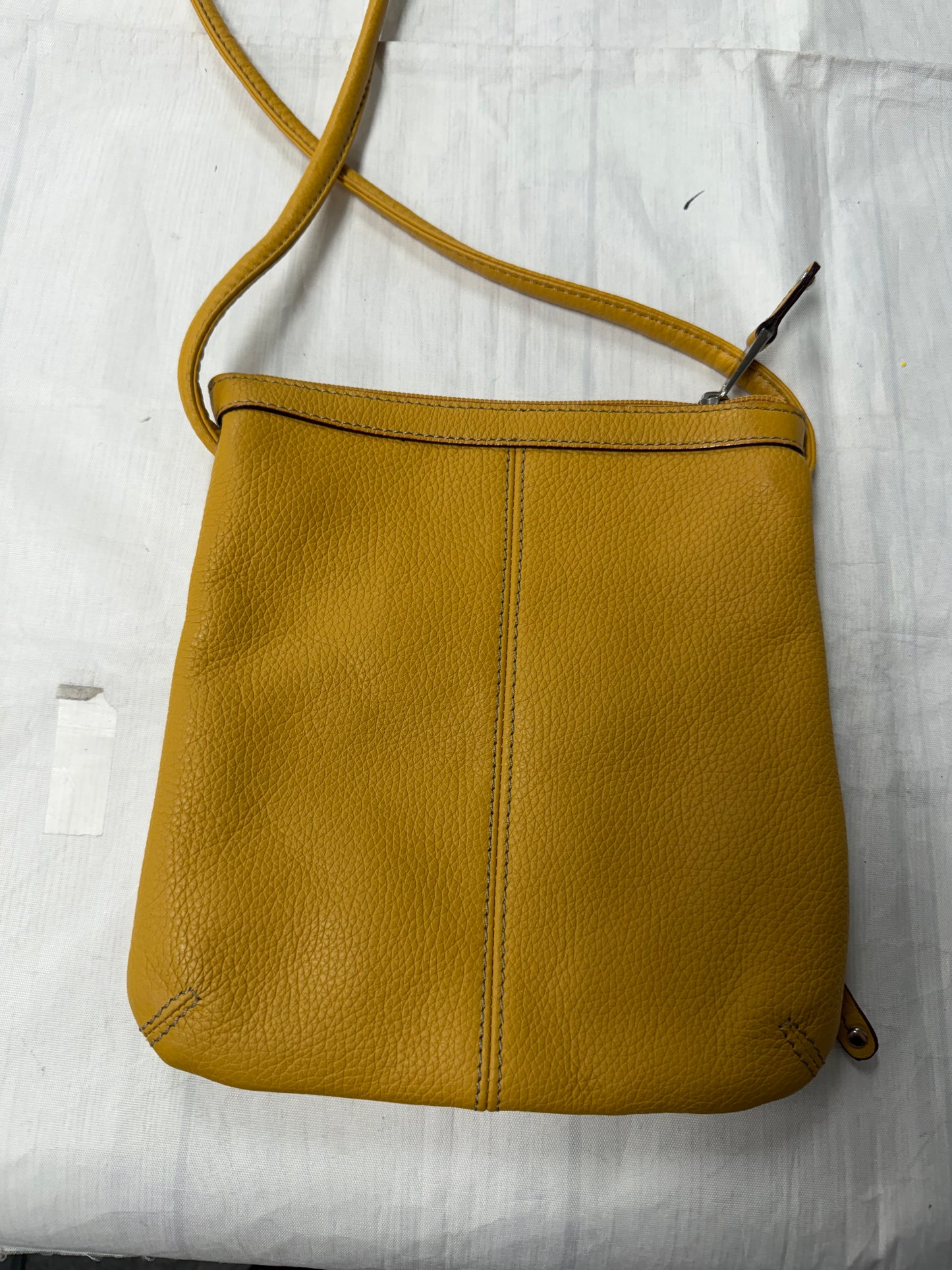 Crossbody Leather By Tignanello  Purses In Yellow, Size:Small