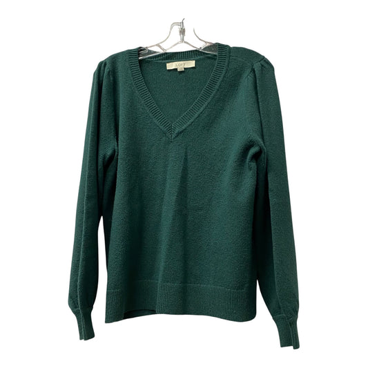 Sweater By Loft In Green, Size:m
