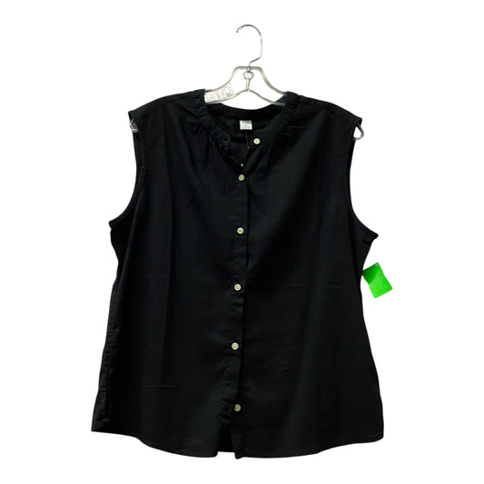 Top Sleeveless By Old Navy In Black, Size:M