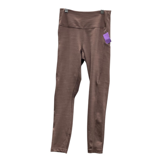 Athletic Leggings By Athleta In Brown, Size:S