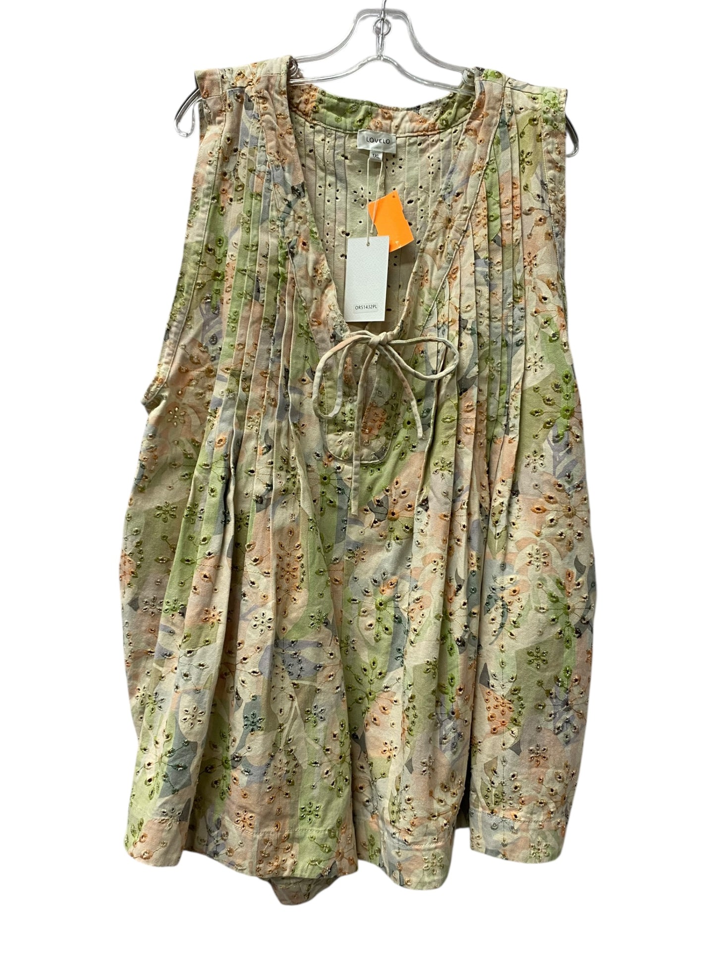 Dress Casual Short By Cme In Multi, Size:1X