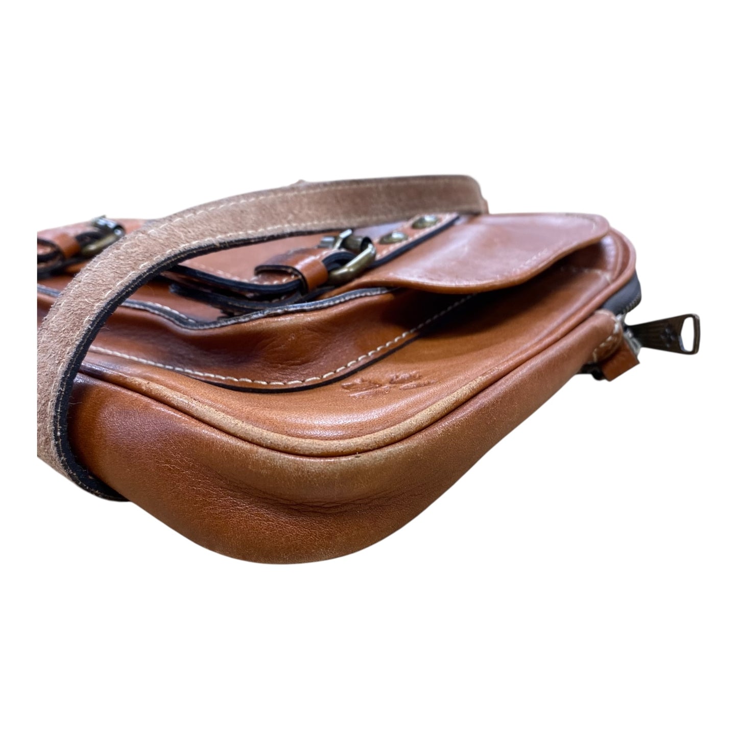 Crossbody Designer By Patricia Nash In Brown, Size:Medium