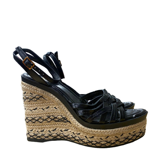 Sandals Heels Platform By Vince Camuto In Black, Size:7.5