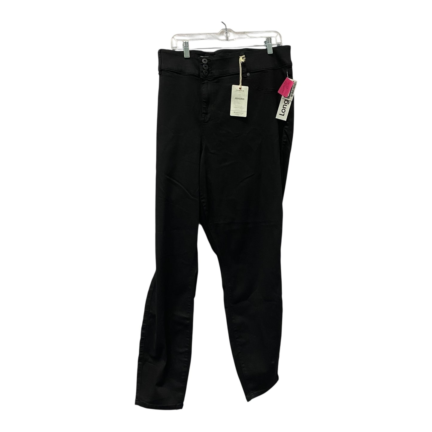 Jeans Jeggings By Torrid In Black, Size:28 tall
