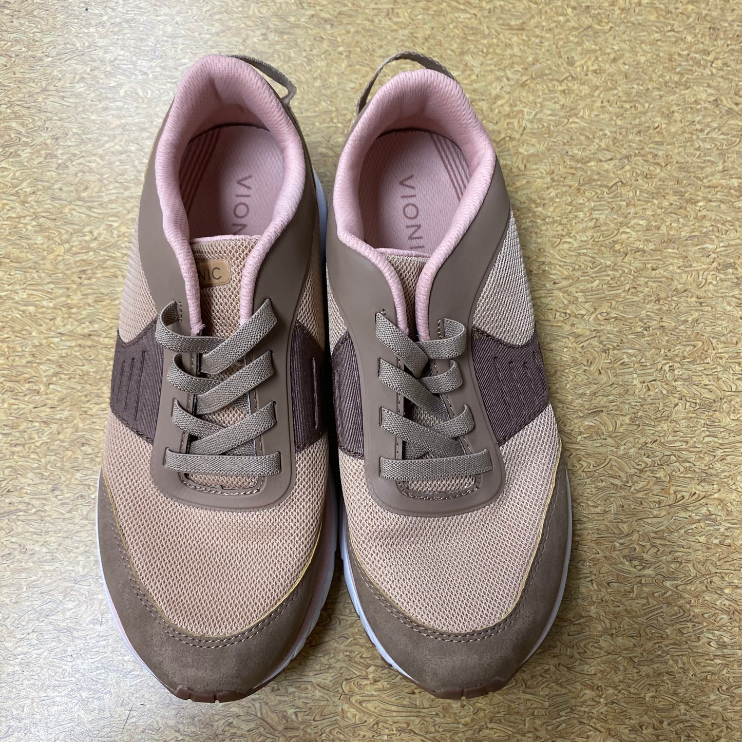Shoes Athletic By Vionic In Cream & Pink, Size:8
