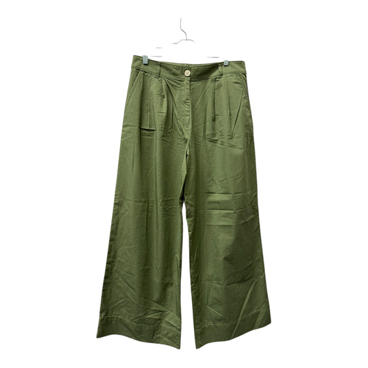 Pants Wide Leg By Loft In Green, Size:8