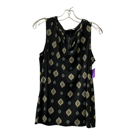 Top Sleeveless By Dana Buchman In Black, Size:M