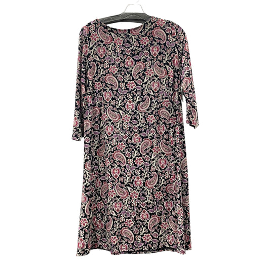 Dress Party Short By J. Jill In Black & Purple, Size:M