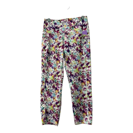 Athletic Leggings By Rbx In Purple, Size:L