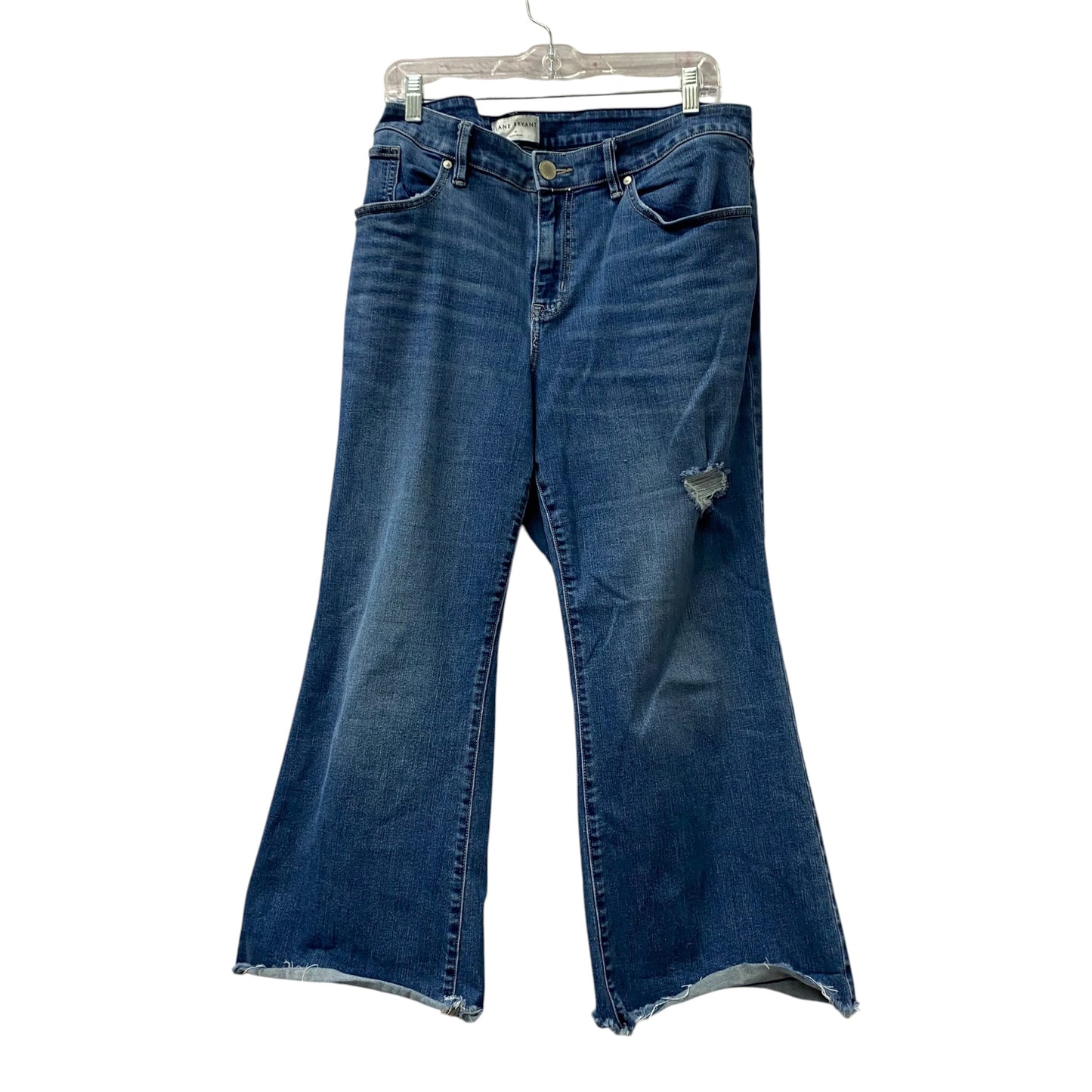 Jeans Flared By Lane Bryant In Blue Denim, Size:18