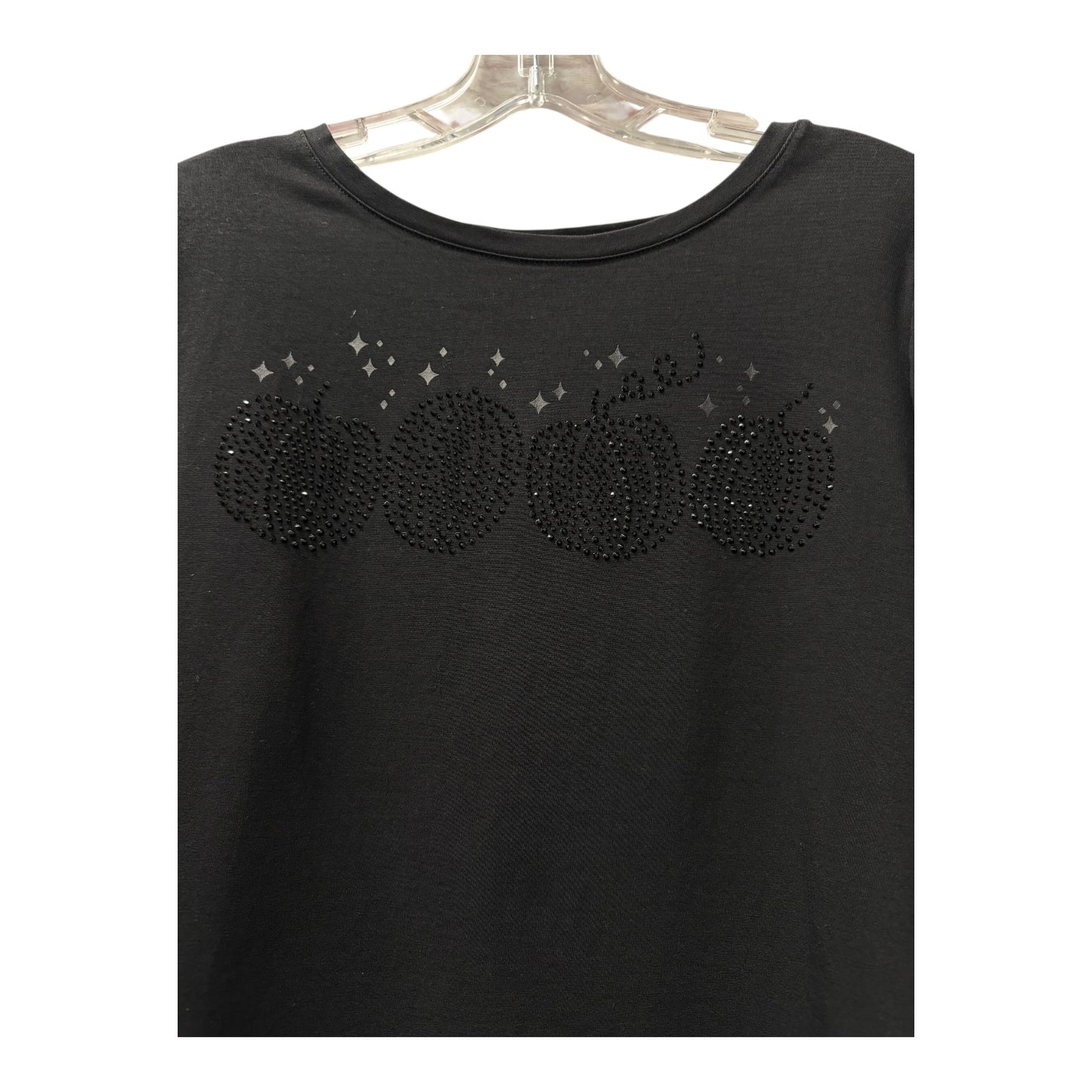 Top Ls Basic By Chicos In Black, Size:L