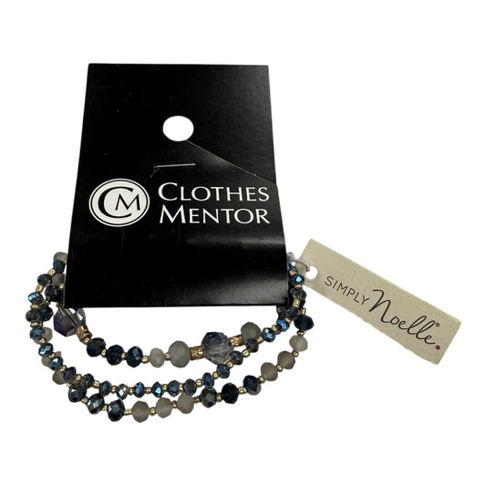 Bracelet Beaded By Simply Noelle In Blue