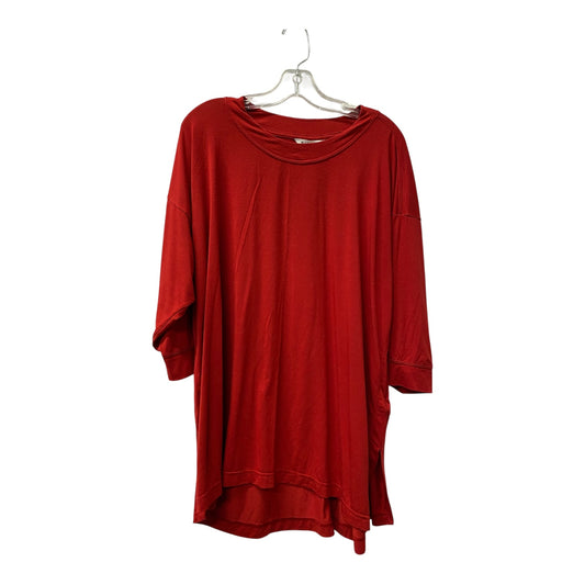 Athletic Top Ss By Athleta In Red, Size:Xl