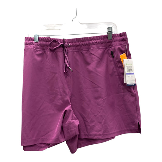 Shorts By Gaiam In Purple, Size:18