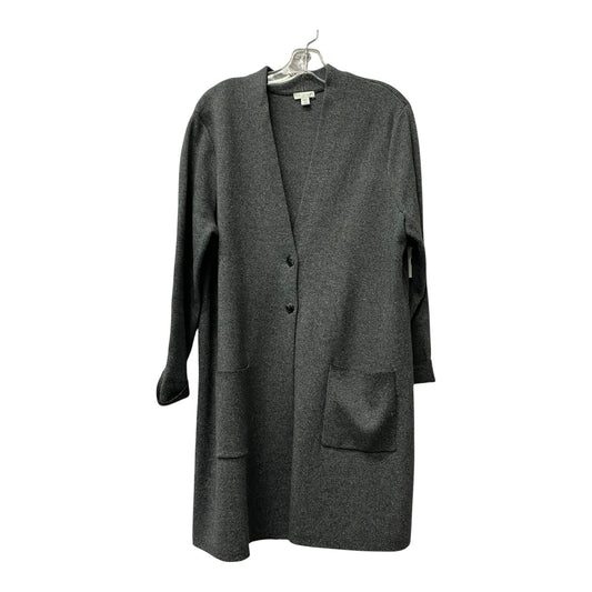 Sweater Cardigan By J. Jill In Grey, Size:Lp