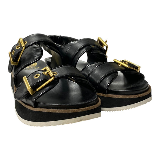 SANDALS FLATS by VINCE CAMUTO In BLACK, Size: 9.5