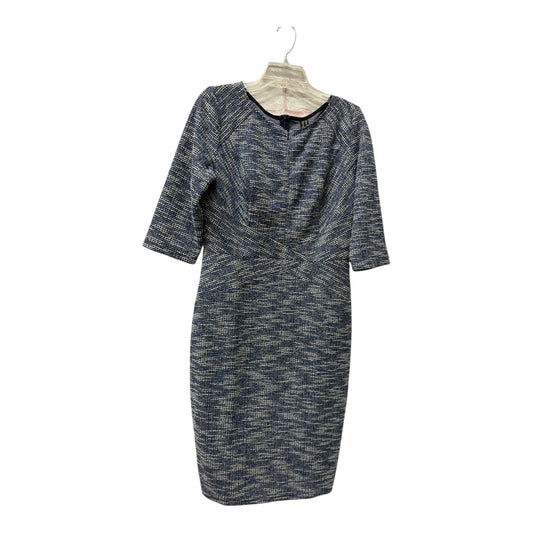 Dress Casual Midi By vf show In Blue, Size:Xl