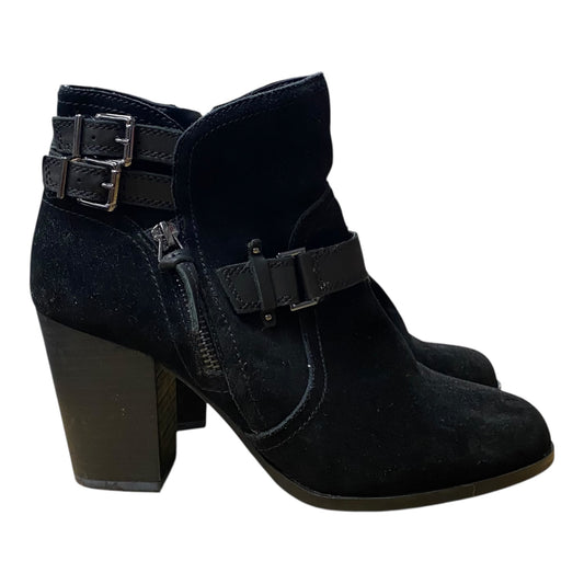 BOOTS COMBAT by GIANI BERNINI In BLACK, Size: 10