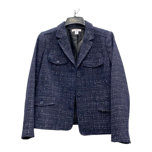 Blazer By Liz Claiborne In Blue, Size:L