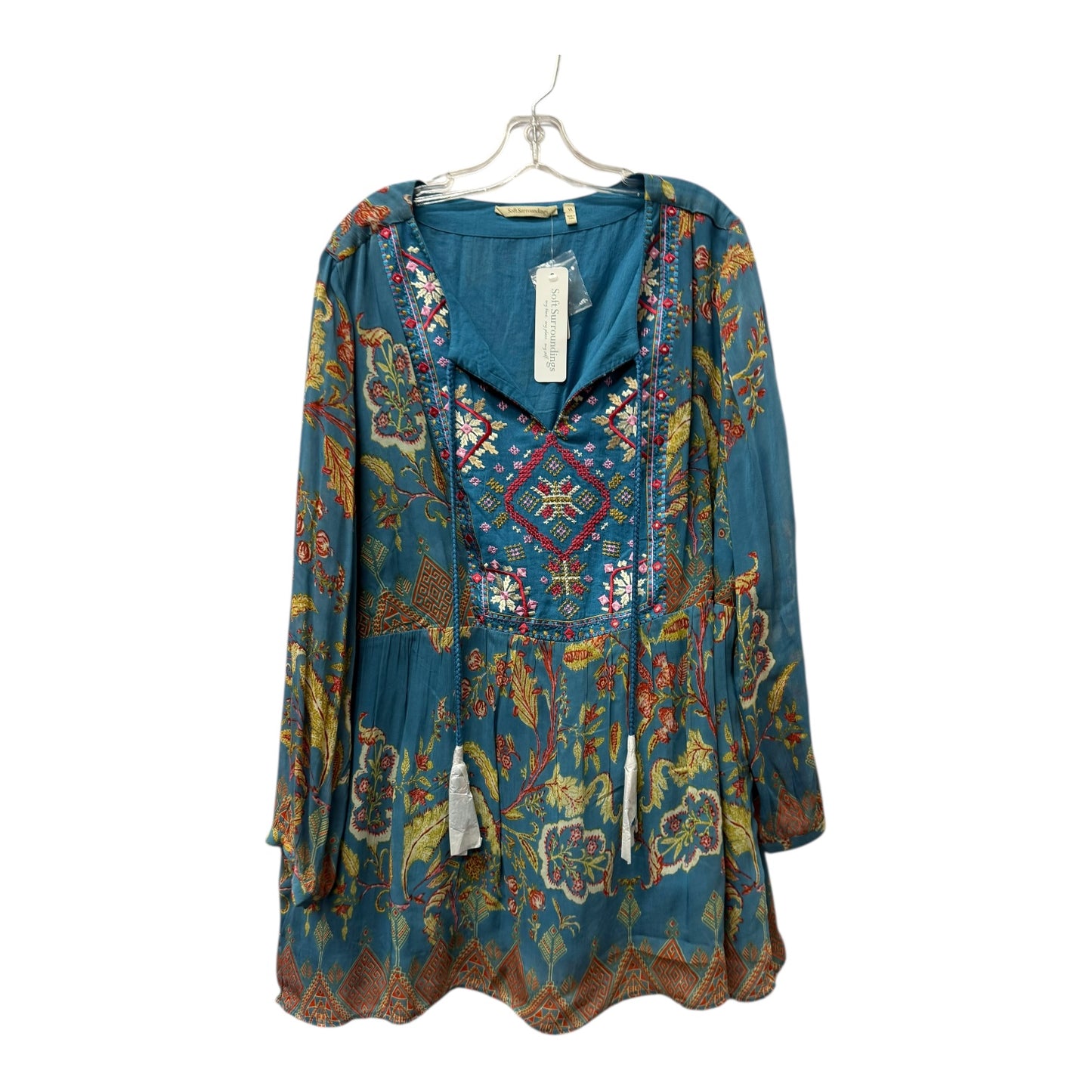 Top Ls By Soft Surroundings In Blue, Size:1X