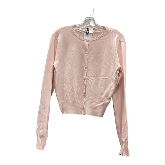 Sweater Cardigan By Divided In Pink, Size:M