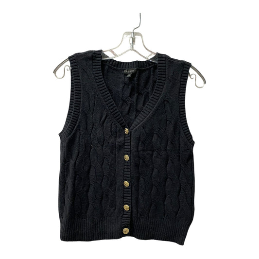 Vest Sweater By Talbots In Black, Size:M