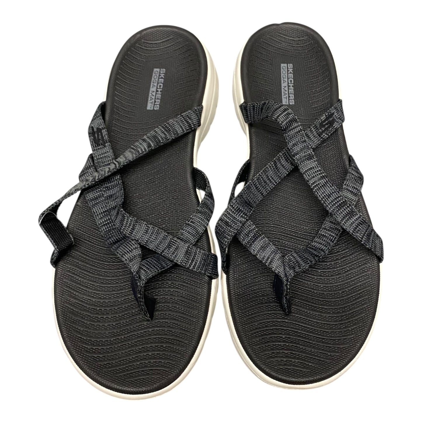 Sandals Flats By Skechers In Grey, Size:10