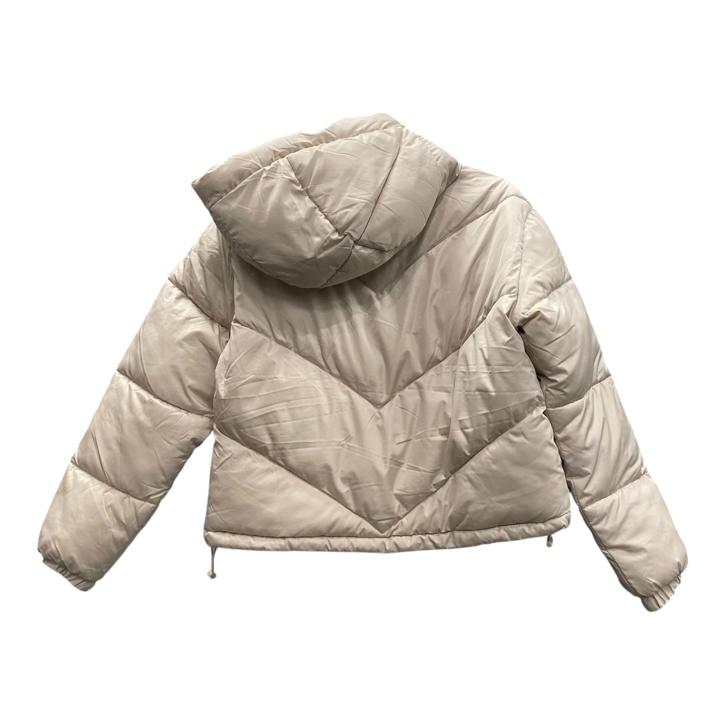 Jacket Puffer & Quilted By Sebby In Cream, Size:S
