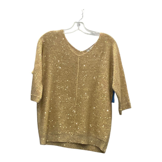 Sweater By Wdny In Gold, Size:M