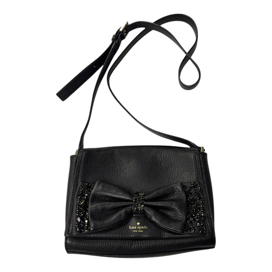 Crossbody Designer By Kate Spade In Black, Size:Small