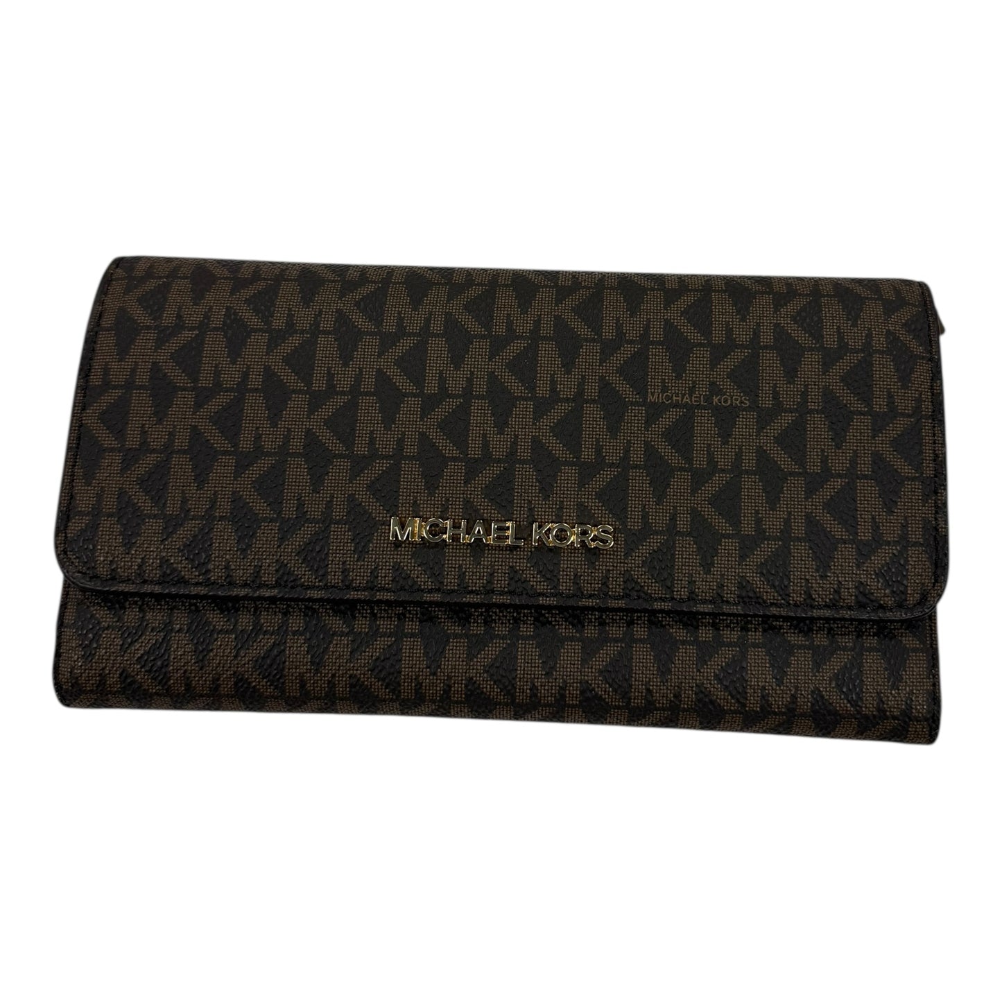 Wallet Designer By Michael Kors In Brown, Size:Medium