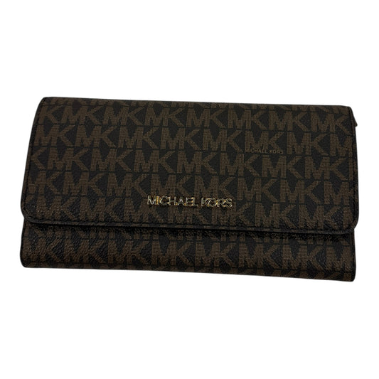 Wallet Designer By Michael Kors In Brown, Size:Medium
