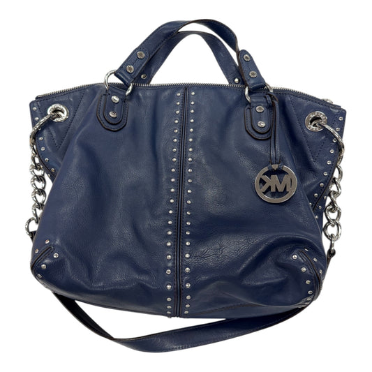 Handbag Designer By Michael Kors In Blue, Size:Large