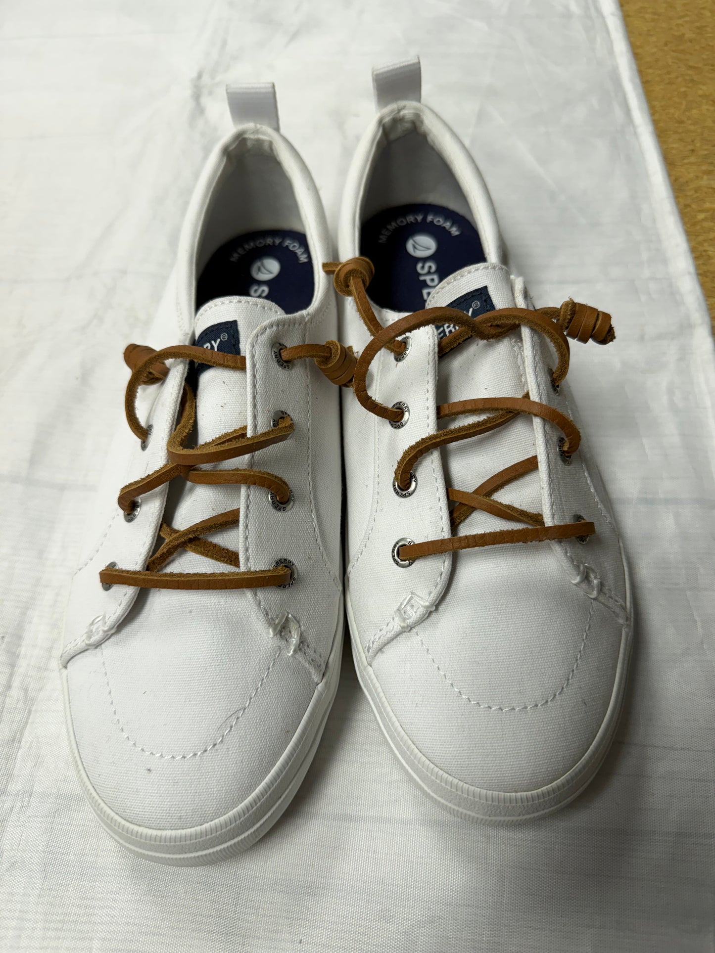 Shoes Sneakers By Sperry In White, Size:8