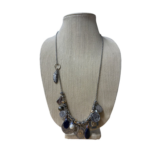 Necklace Statement By Chicos In Silver