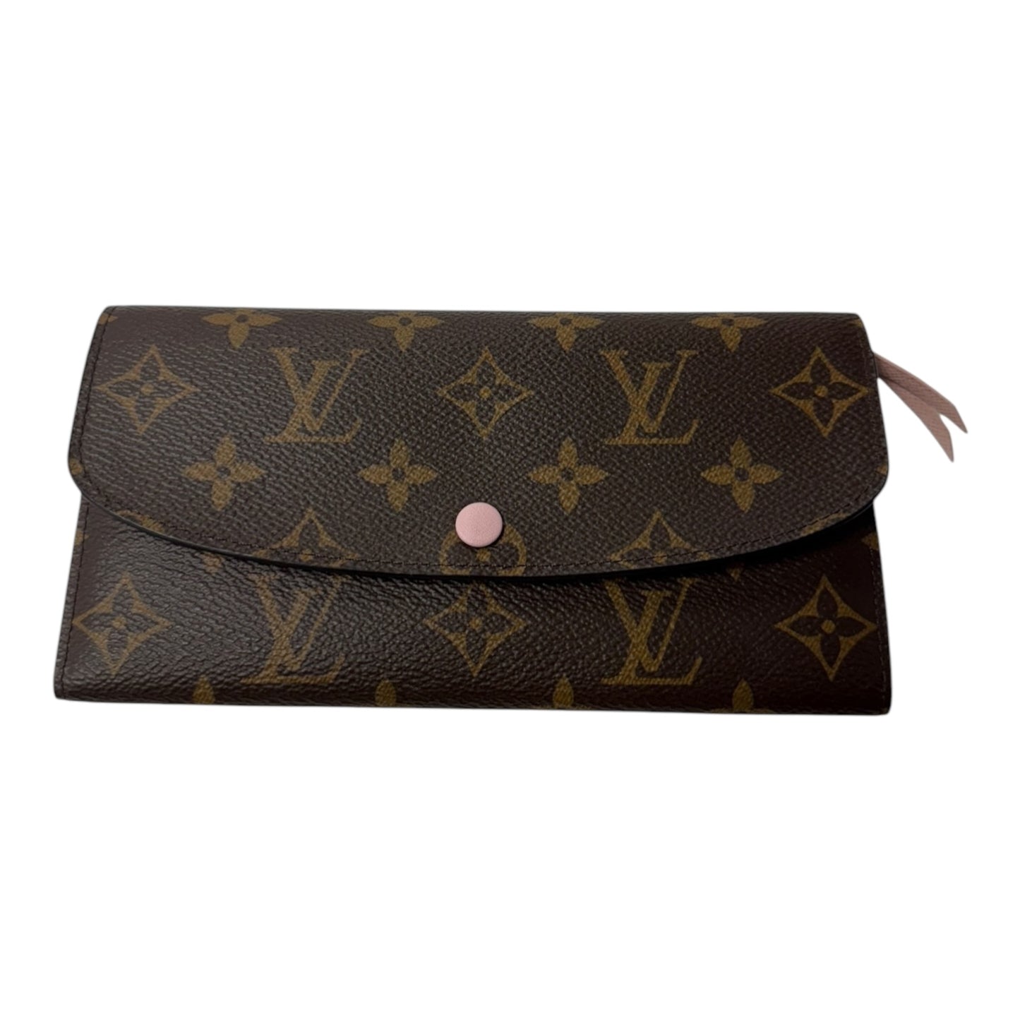 Wallet Luxury Designer By Louis Vuitton In Brown & Gold, Size:Large