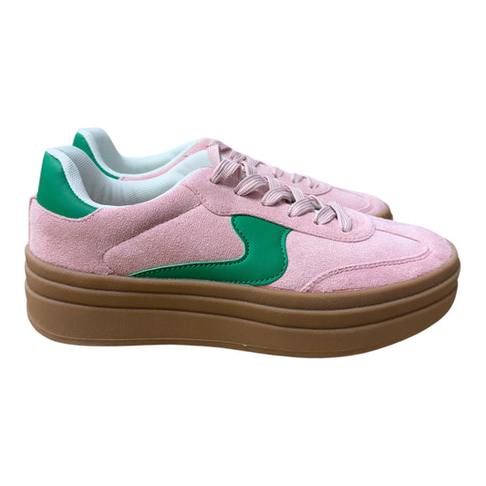 Shoes Sneakers By Top Moda In Pink, Size:8.5