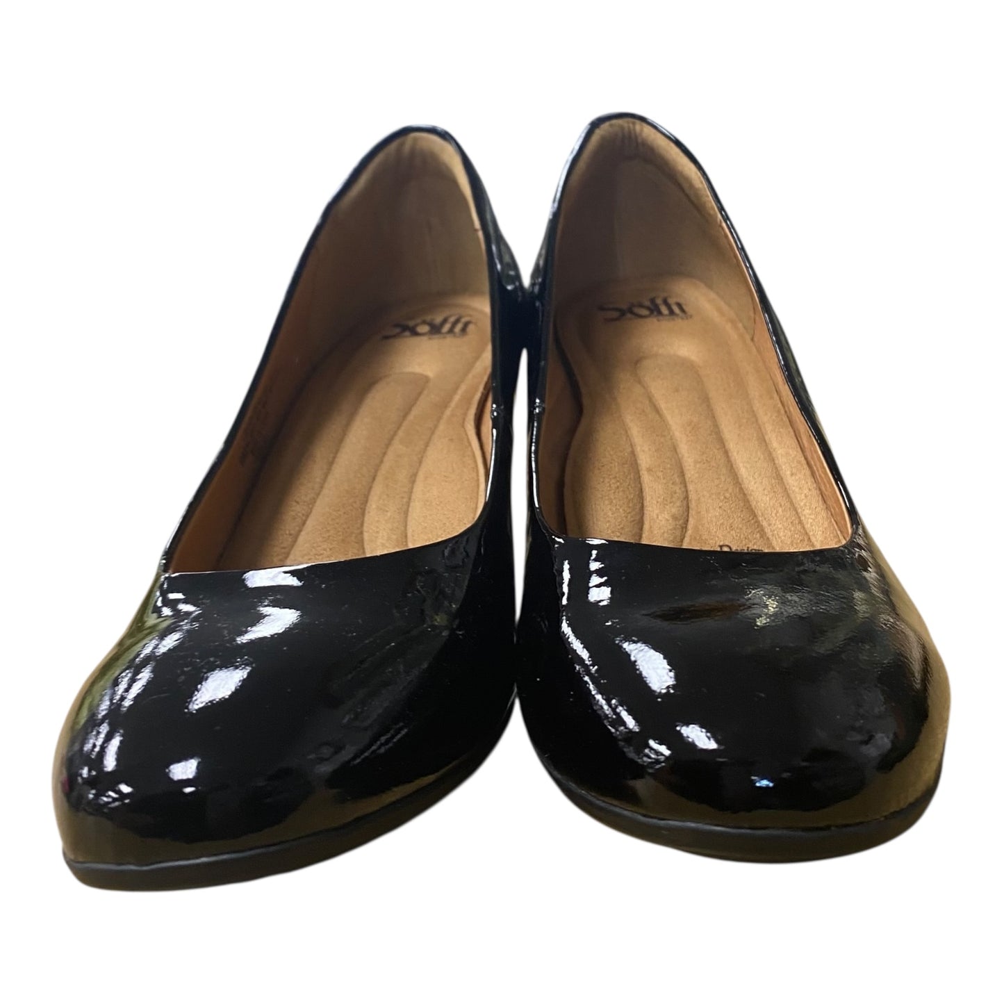 Shoes Heels Block By Sofft In Black, Size:9