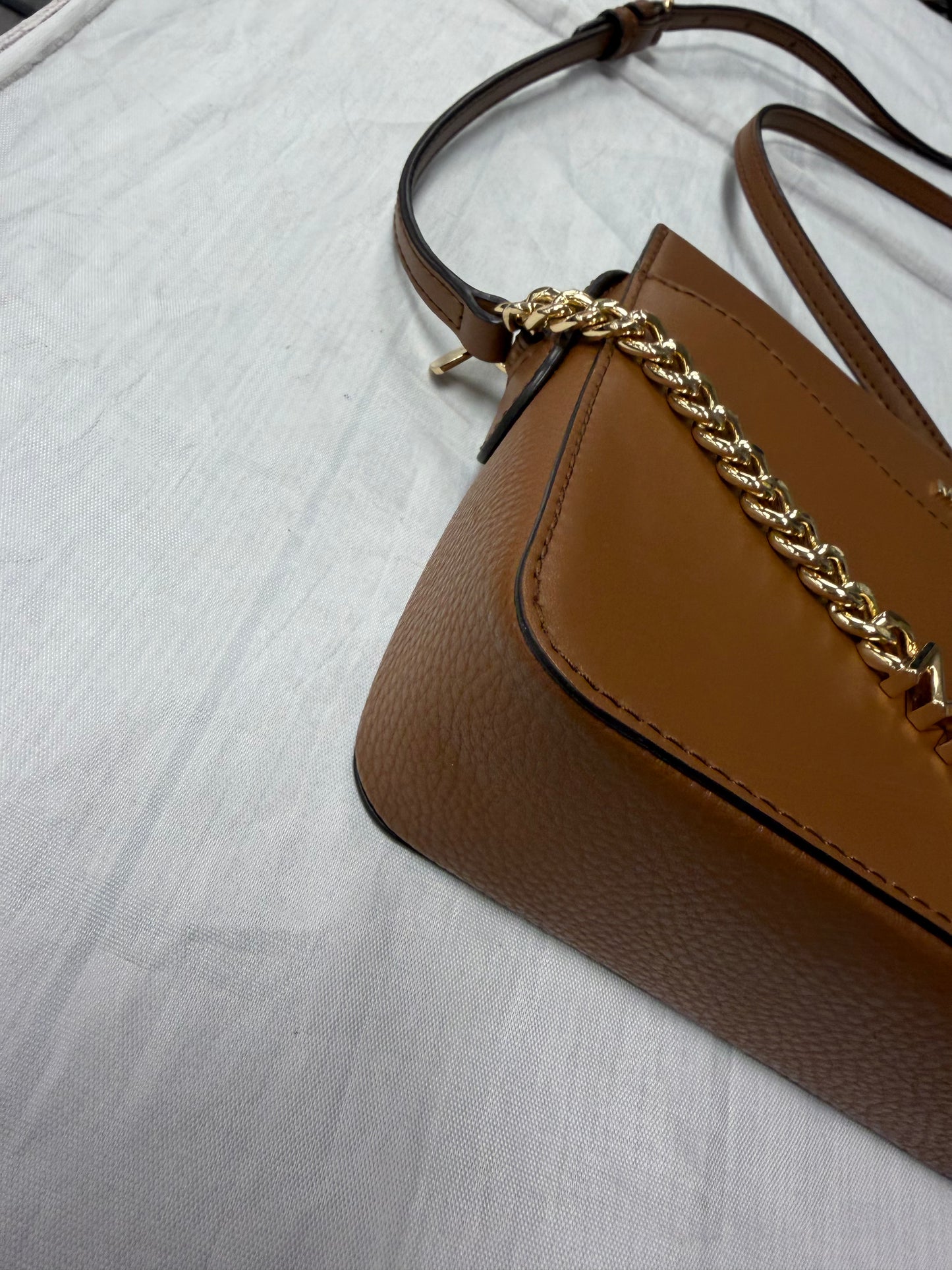 Crossbody Designer By Michael Kors In Brown, Size:Medium