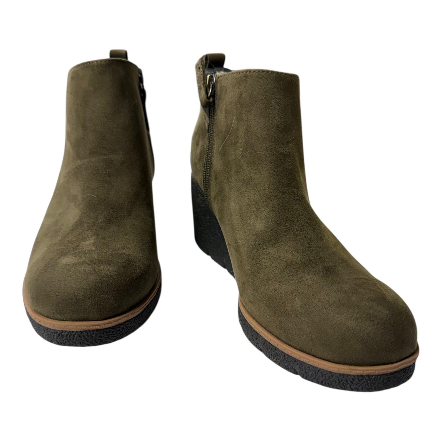 Boots Ankle Heels By Dr Scholls In Green, Size:7.5