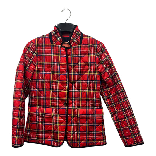 Jacket Puffer & Quilted By J. Crew In Red, Size:S