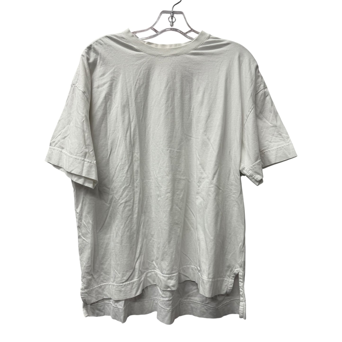 Athletic Top Ss By Calia In White, Size:L