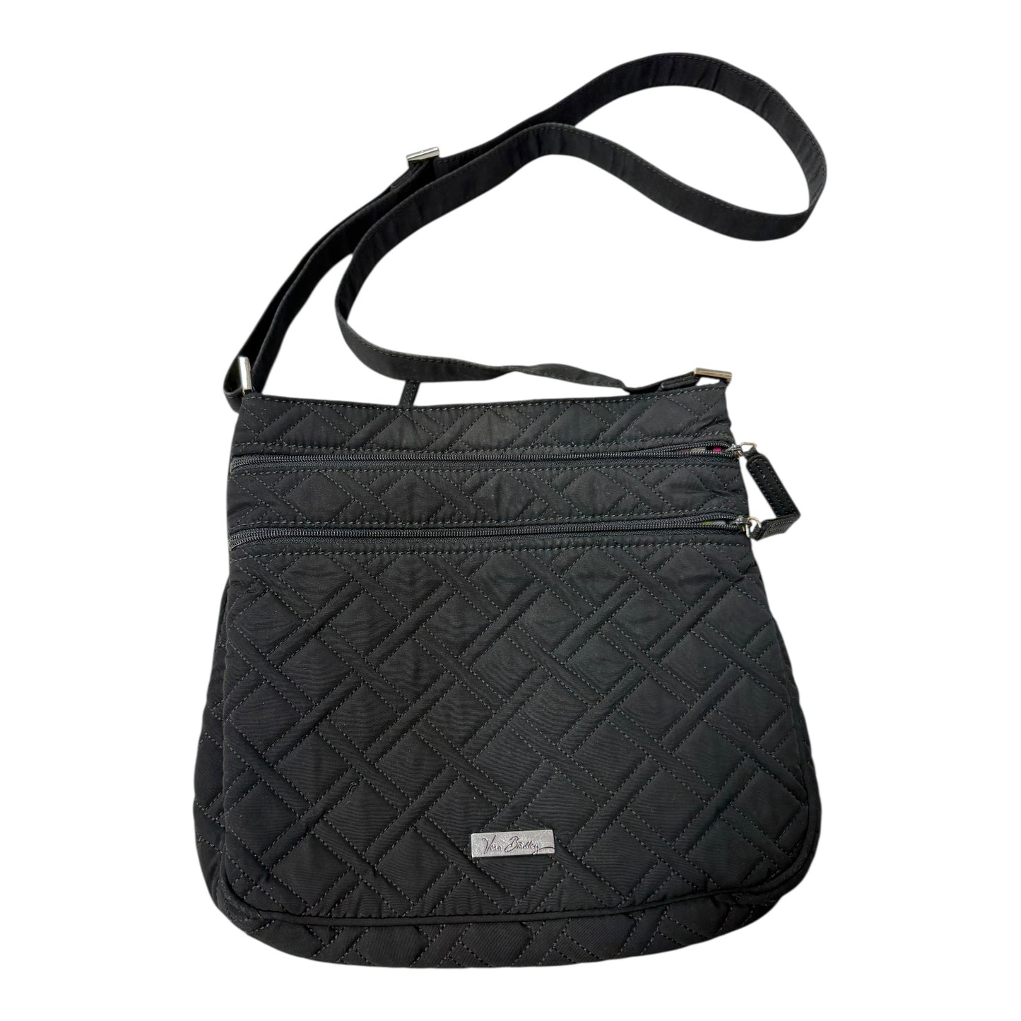 Handbag By Vera Bradley In Black, Size:Medium