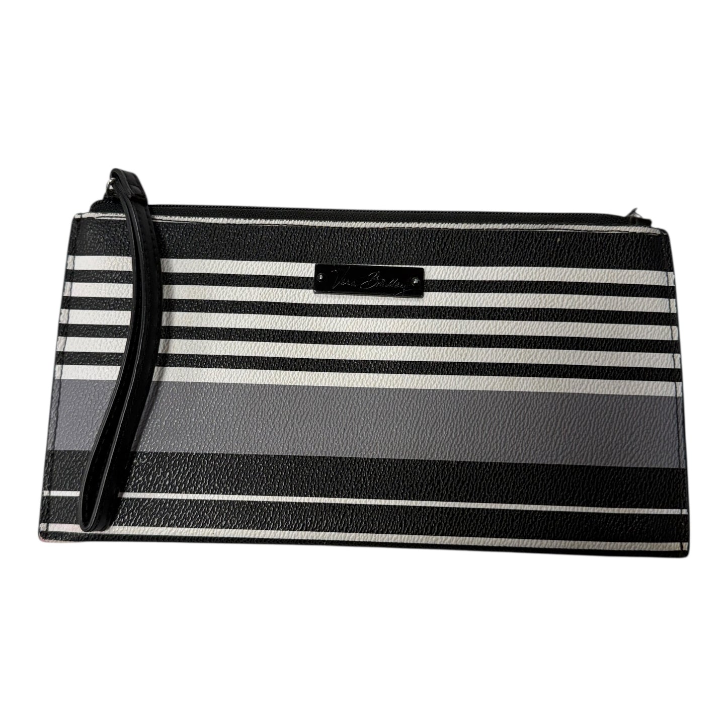 Wristlet By Vera Bradley In Black & Grey, Size:Medium