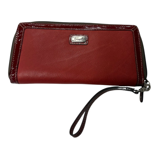 Wristlet By Fossil In Red, Size:Large
