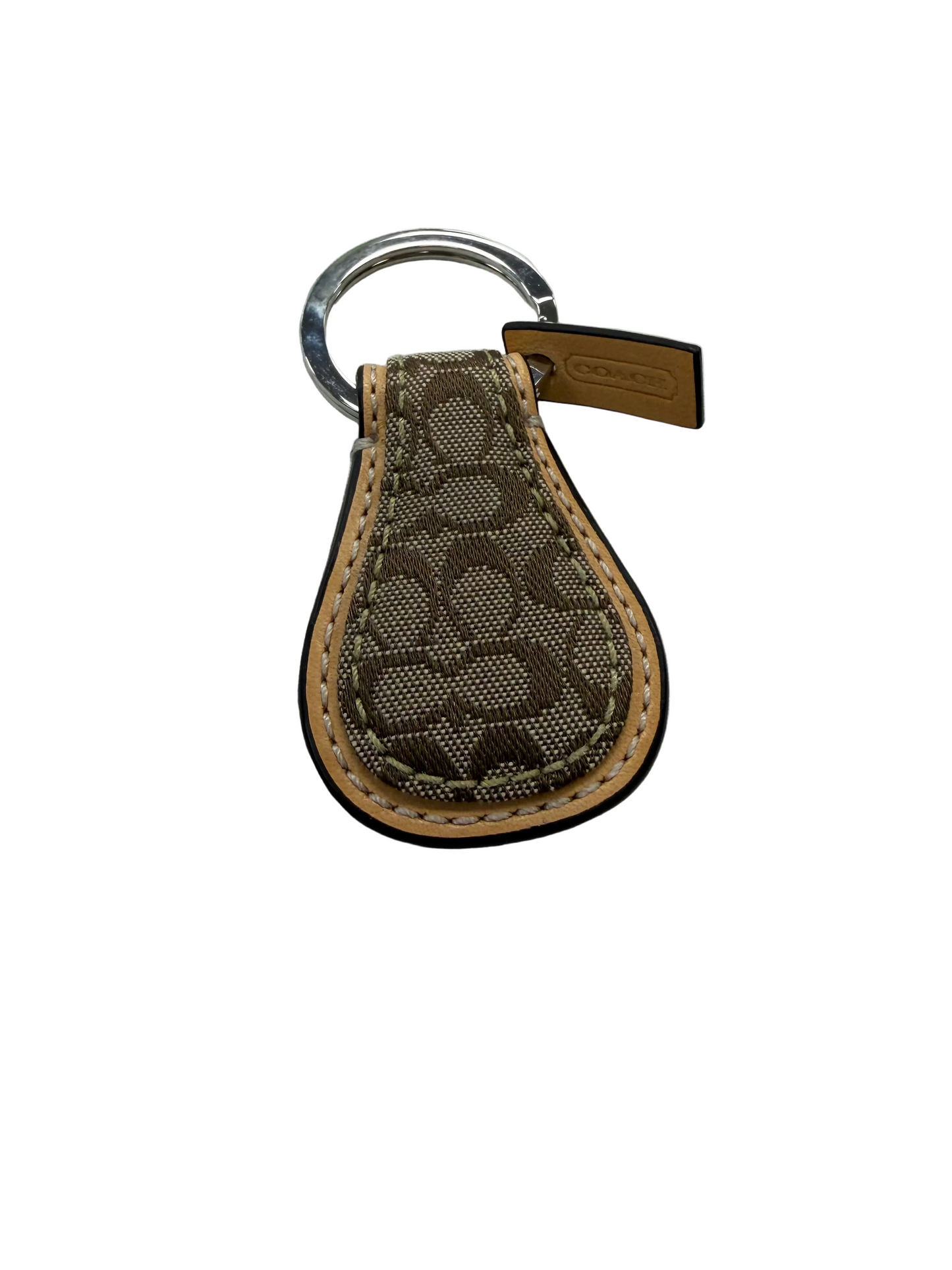 Key Chain Designer By Coach In Tan