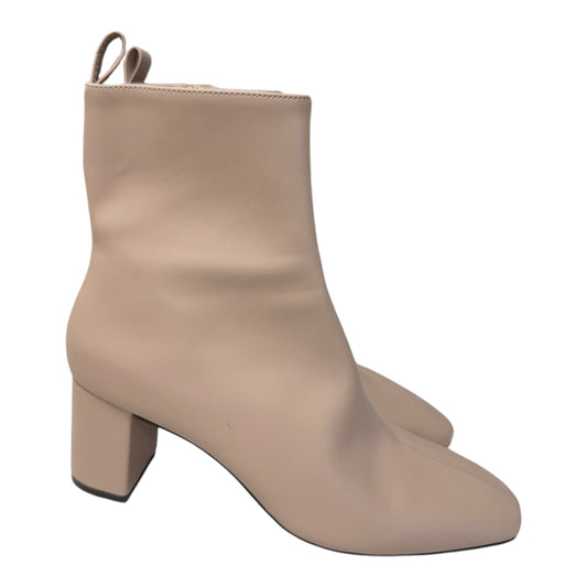 Boots Ankle Heels By H&M In Tan, Size:8