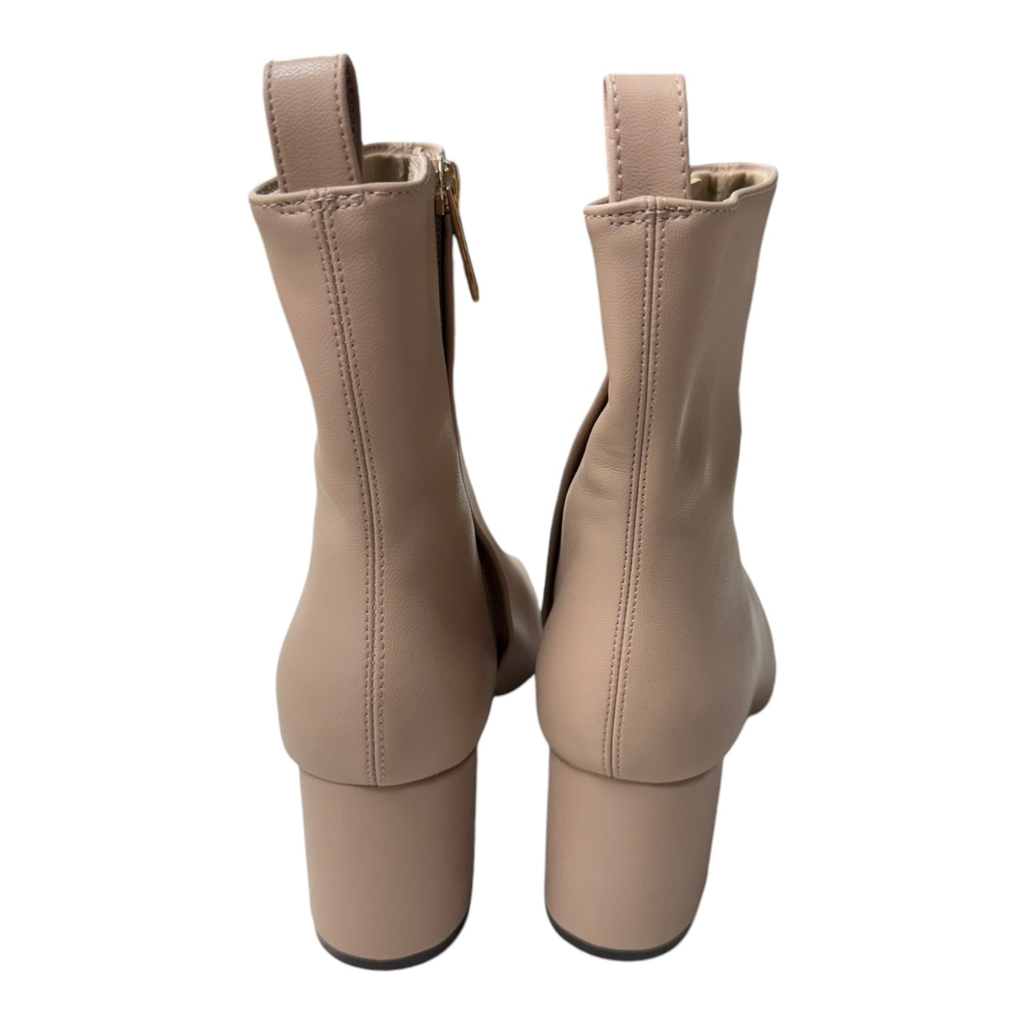 Boots Ankle Heels By H&M In Tan, Size:8