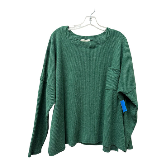 Top Ls By Zenana In Green, Size:2X