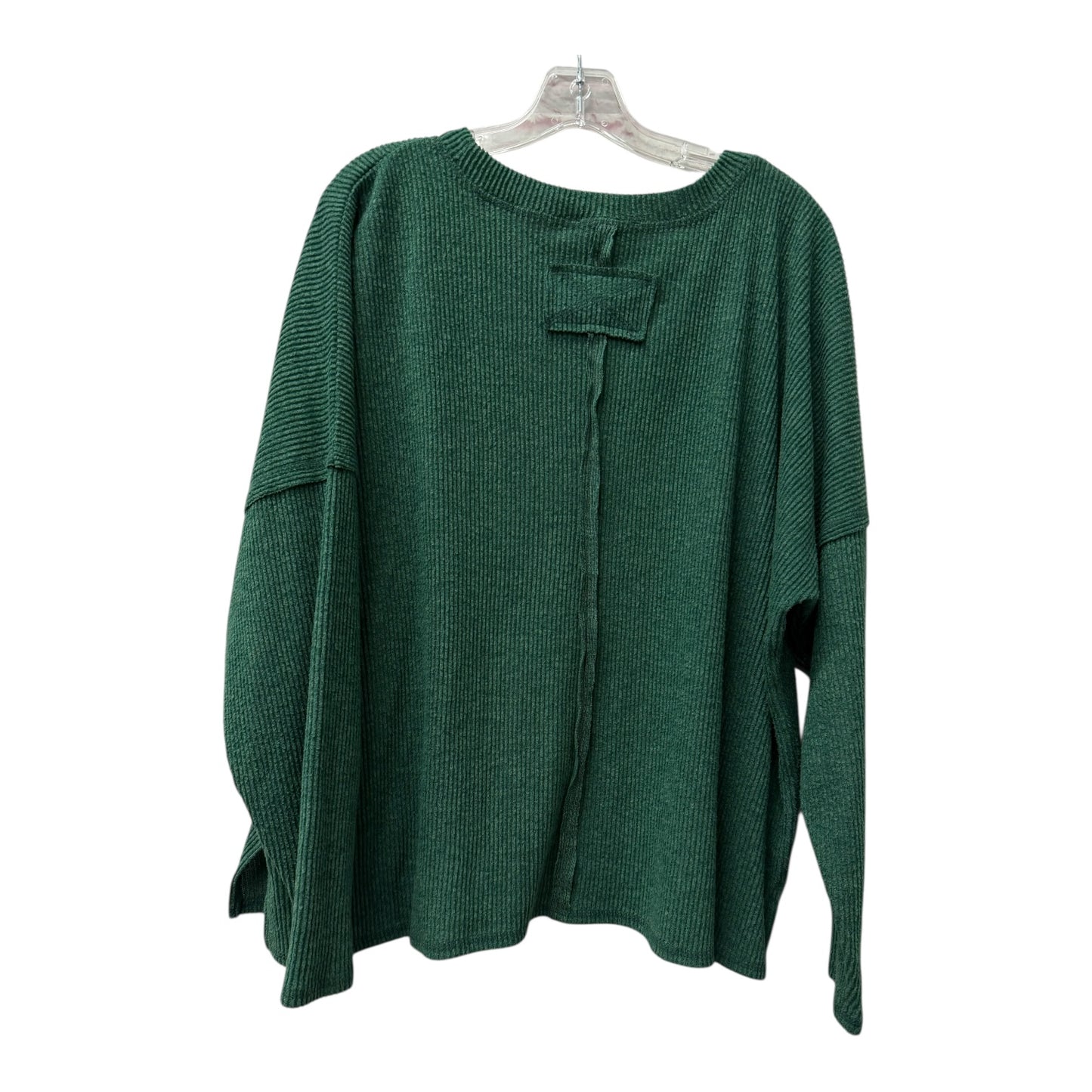 Top Ls By Zenana In Green, Size:2X